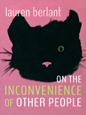 cover image of On the Inconvenience of Other People